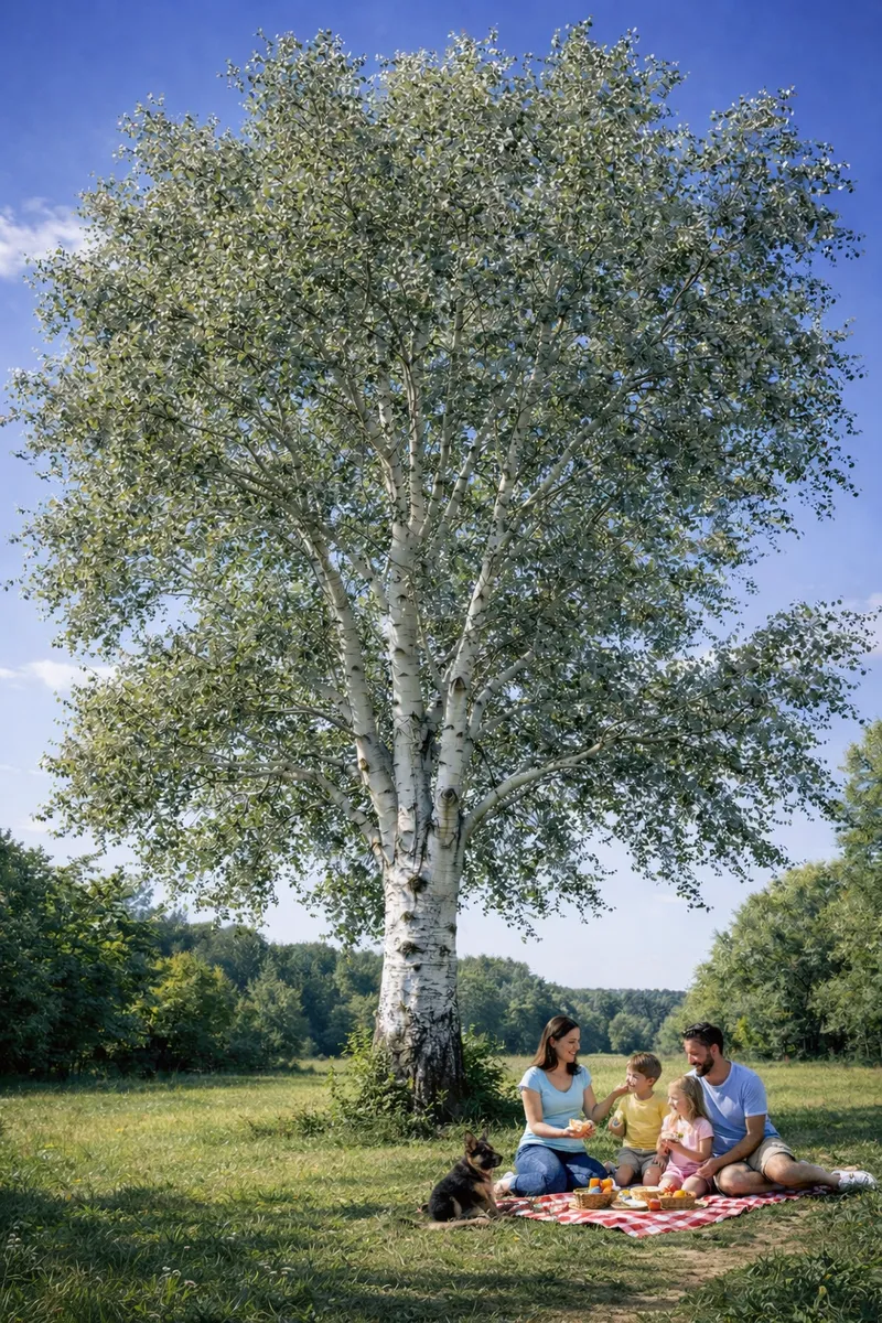 Fehér Nyárfa 100 cm „Populus alba”