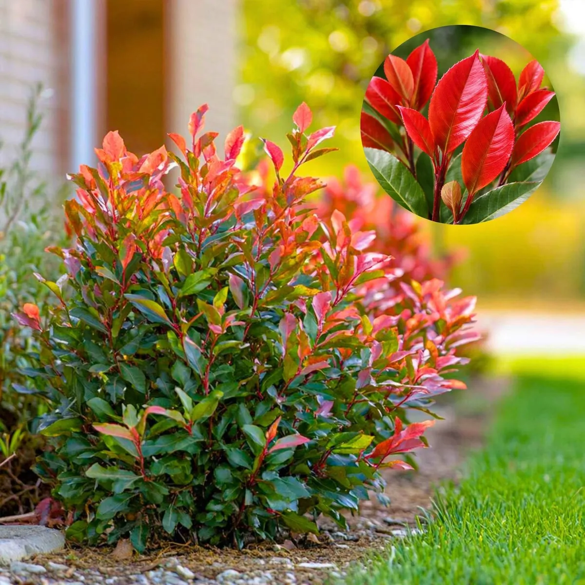 Törpe Korallberkenye „Little Red Robin” 30cm „Photinia fraseri”
