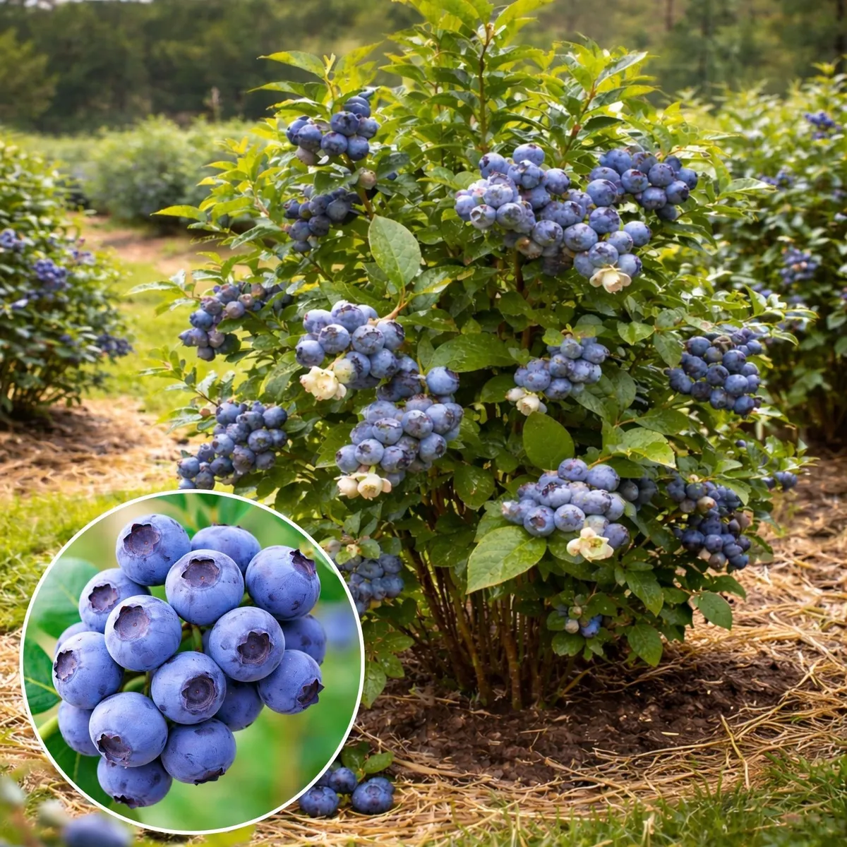 Áfonya „Chandler” 40 cm „Vaccinium Corymbosum”